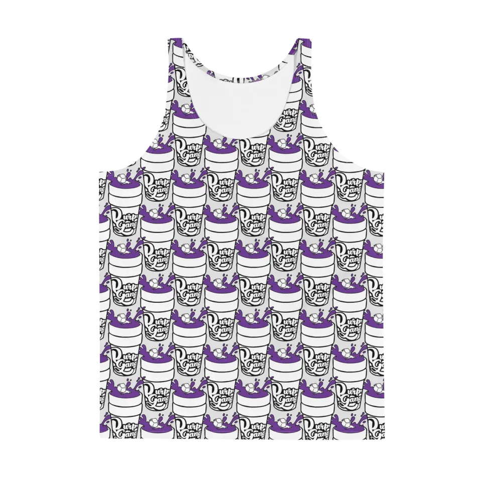 Razel Purp Gang Double Cup tanktop heren stretch
