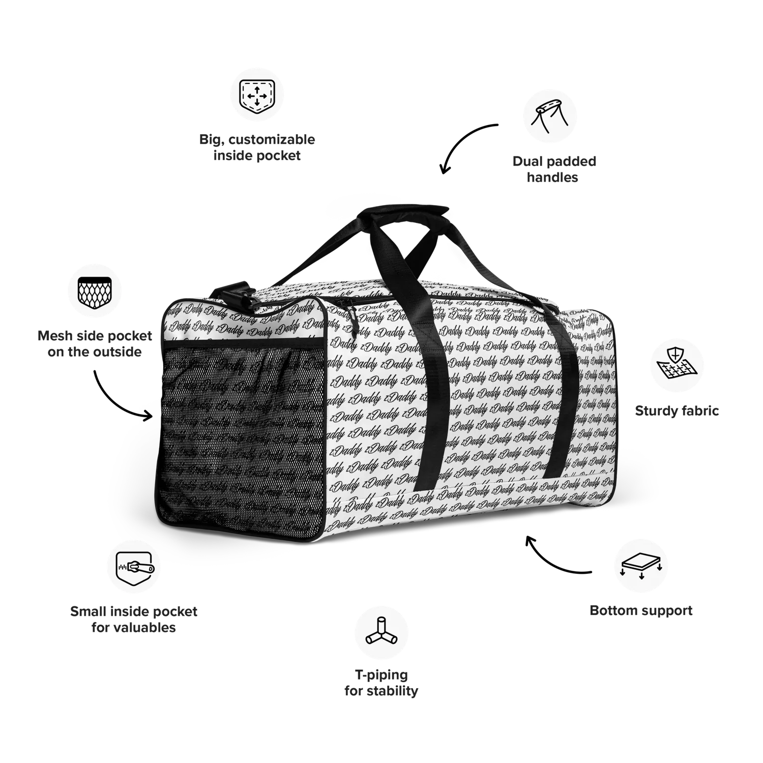 Razel zDaddy duffle bag sporttas polyester 56 cm