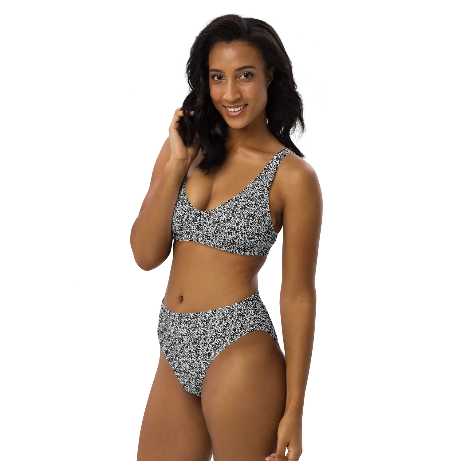 Razel Face QR Code bikini tweedelig padded XS-3XL