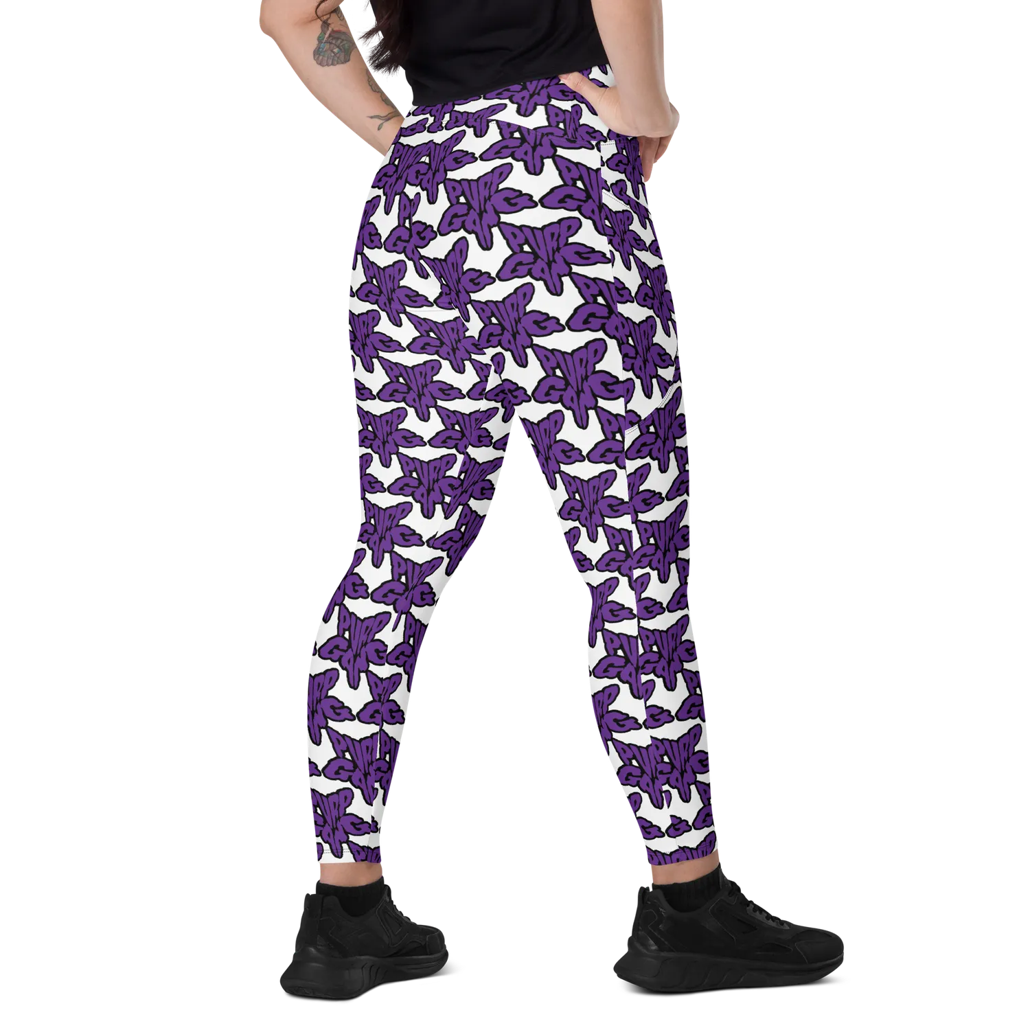 Razel Purp Gang Rock Star Legging met zakken