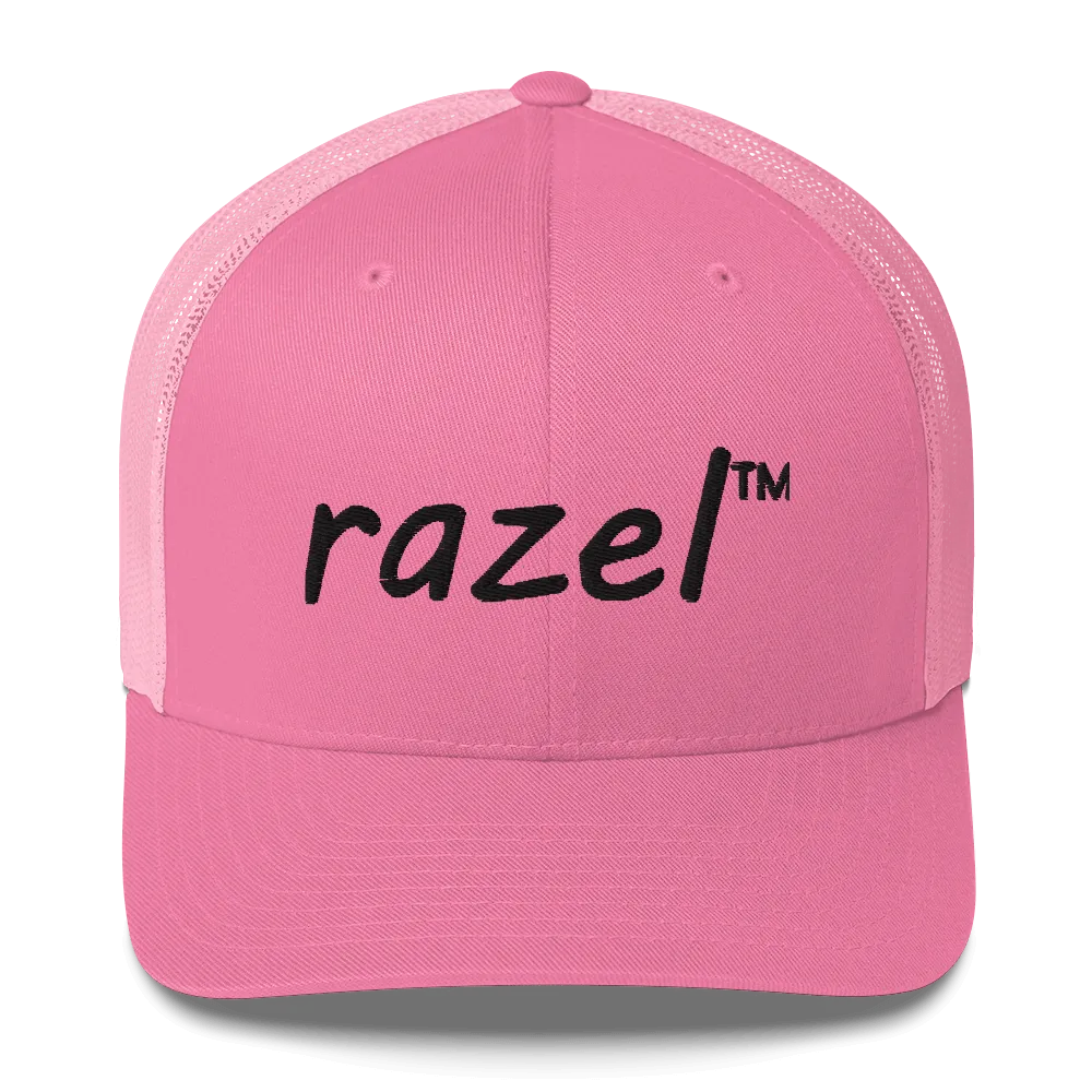Razel Trucker Pet Zwart katoen verstelbaar