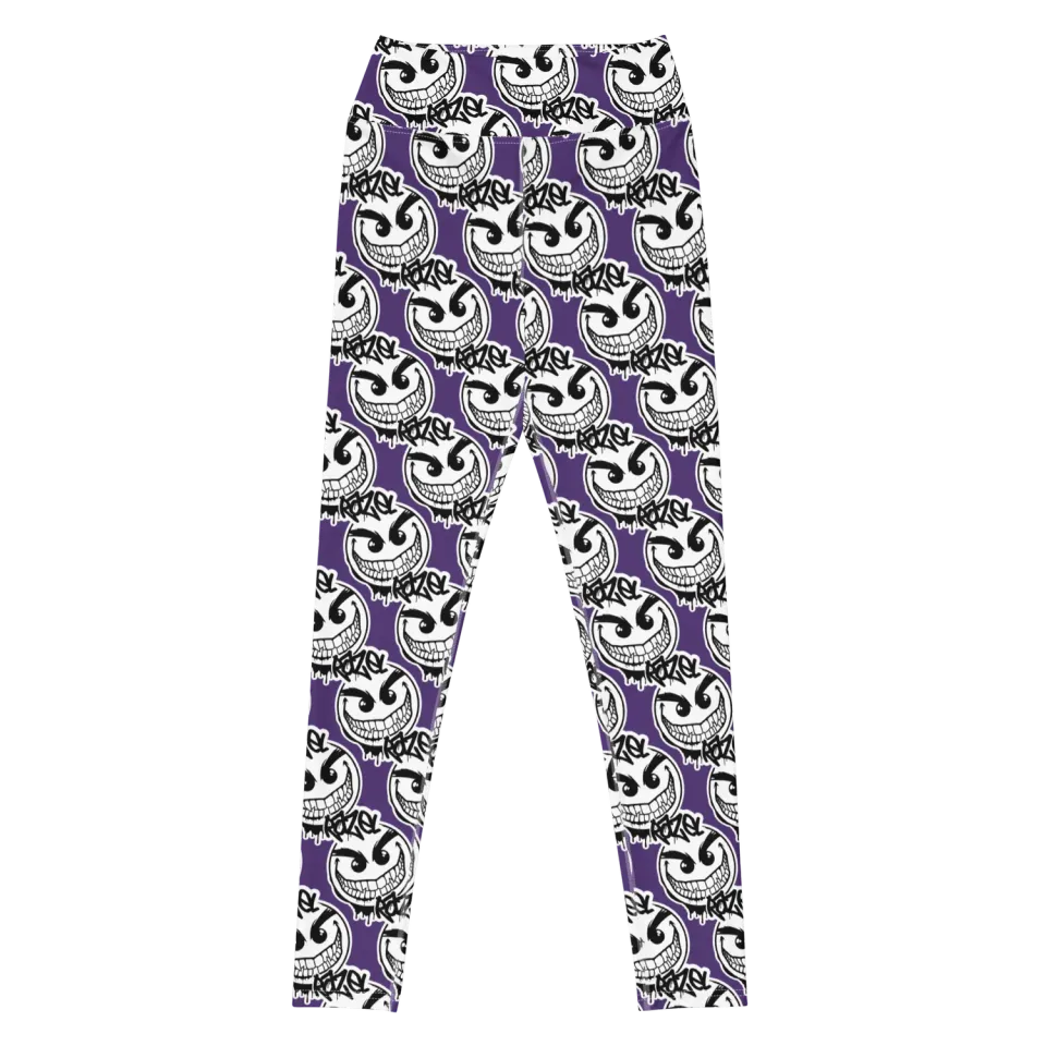 Razel Gang Drip Face Motif legging maat M stretch