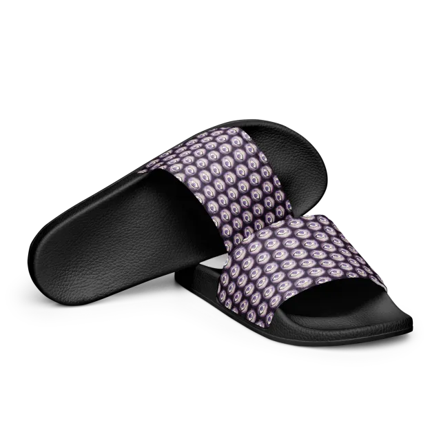 Thousand Eyes of Razel Motif slippers zwart maat 41