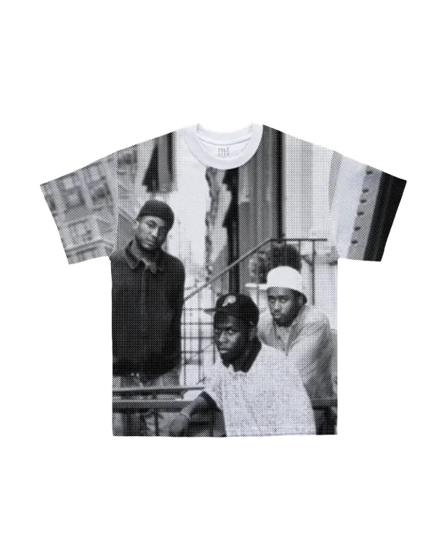 Tribe Called Quest ATCQ Photo T-shirt wit katoen