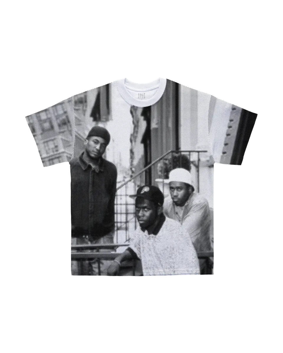 Tribe Called Quest ATCQ Photo T-shirt wit katoen