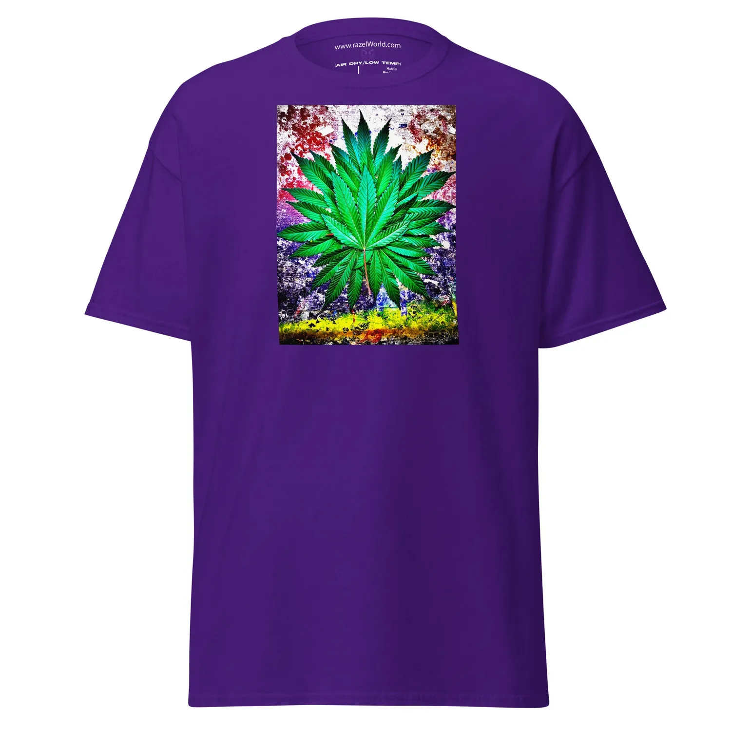 Razel Marijuana Tree Star Tee T-shirt katoen
