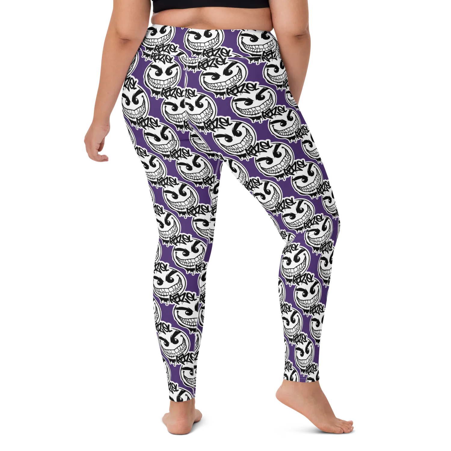 Razel Gang Drip Face Motif legging maat M stretch