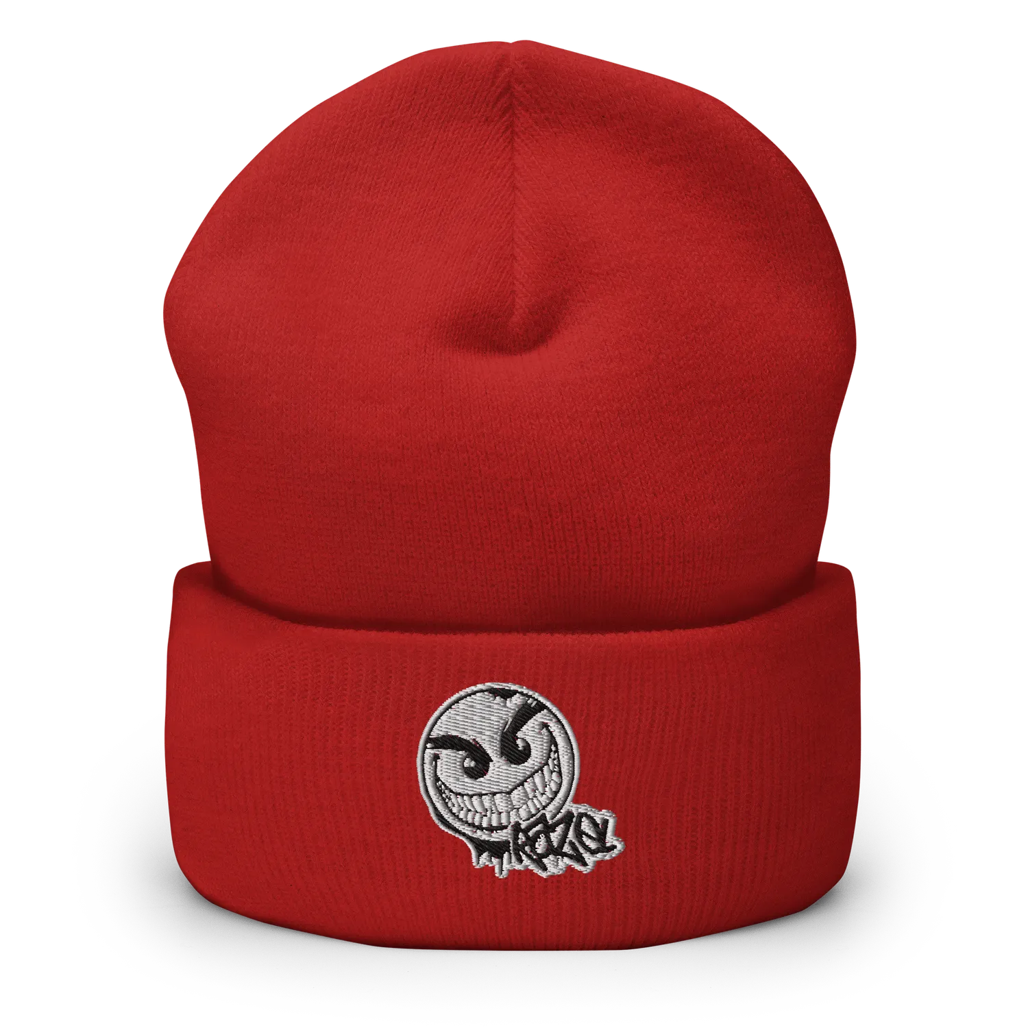 Razel Gang Drip Face beanie zwart unisex