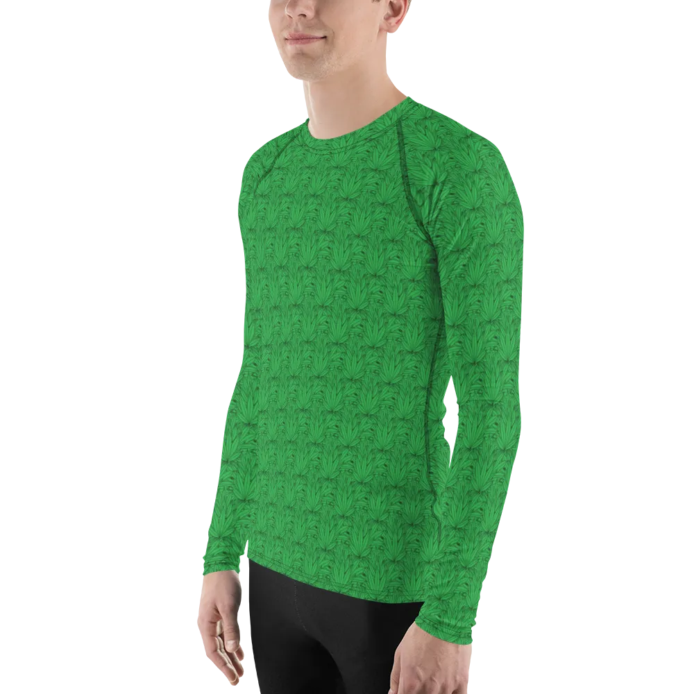 Razel Marijuana Tree Star Rashguard lange mouw UPF50
