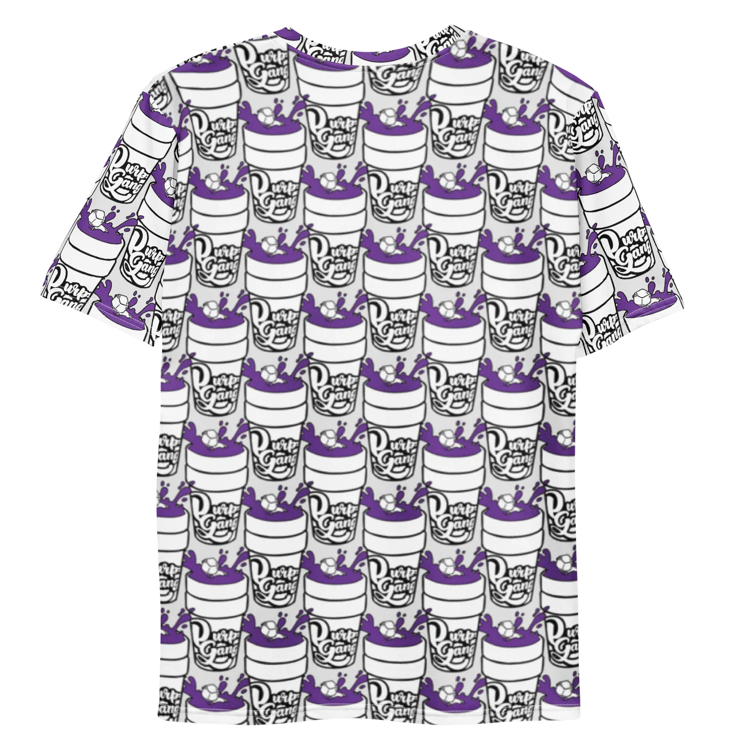 Razel Purp Gang Double Cup Motif T-shirt stretch