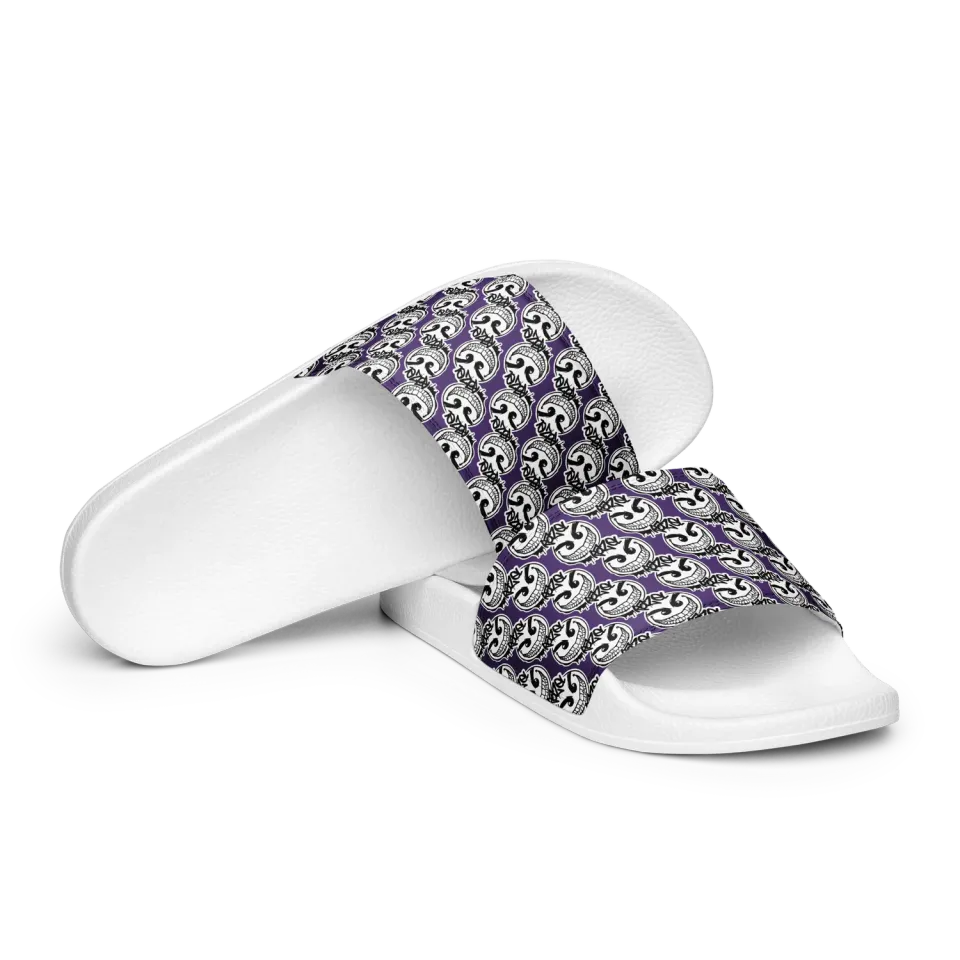 Razel Gang Drip Face slippers zwart