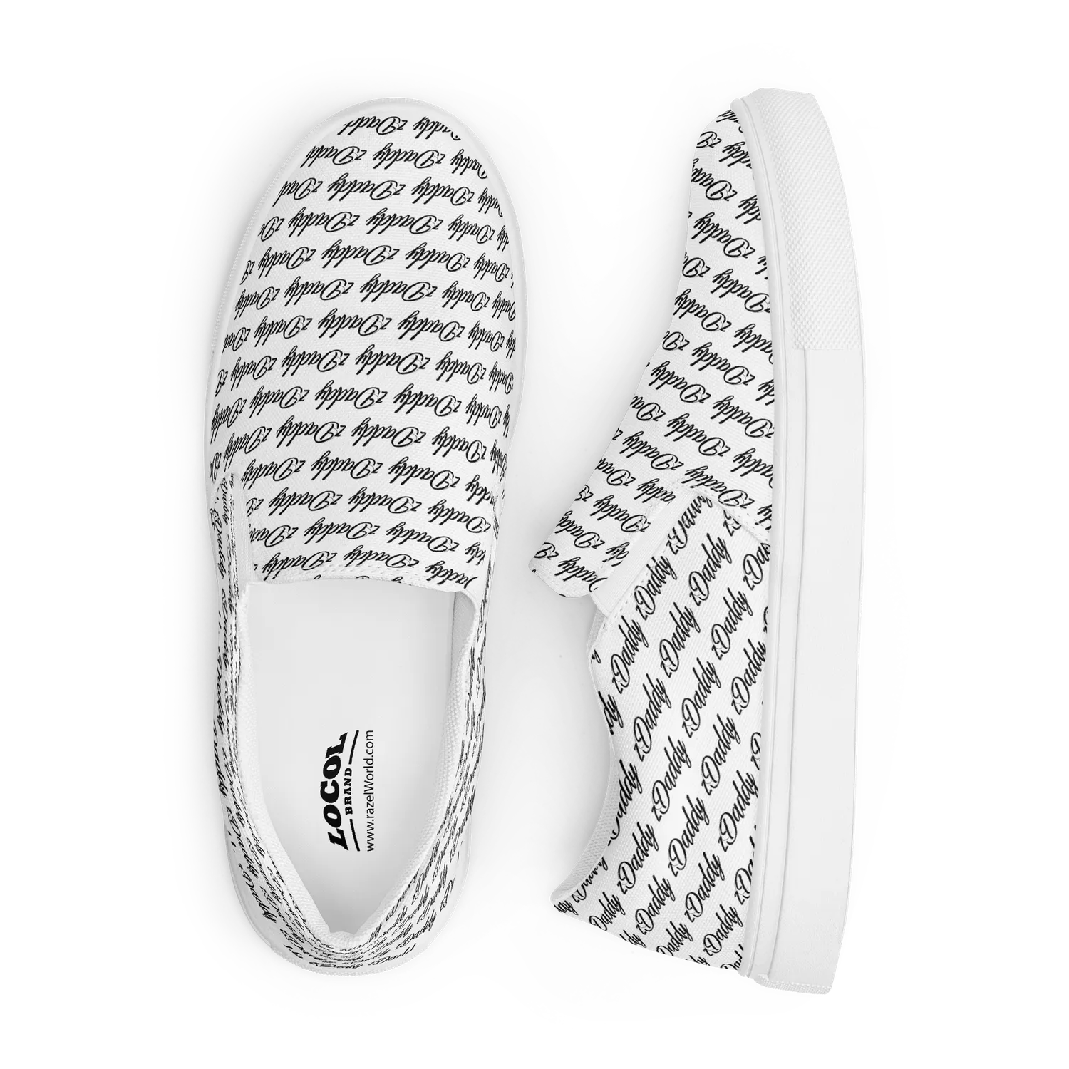 Razel zDaddy Motif slip-on schoenen canvas