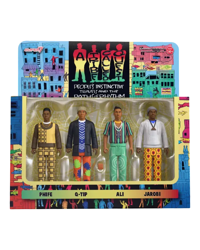 Tribe Called Quest Peoples Instinctive ReAction figures 4-pack