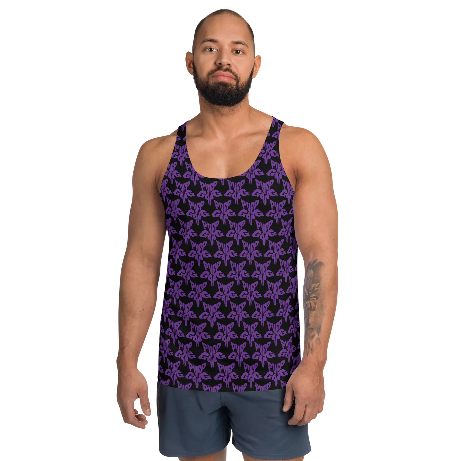 Razel Purp Gang Rock Star tanktop heren stretch