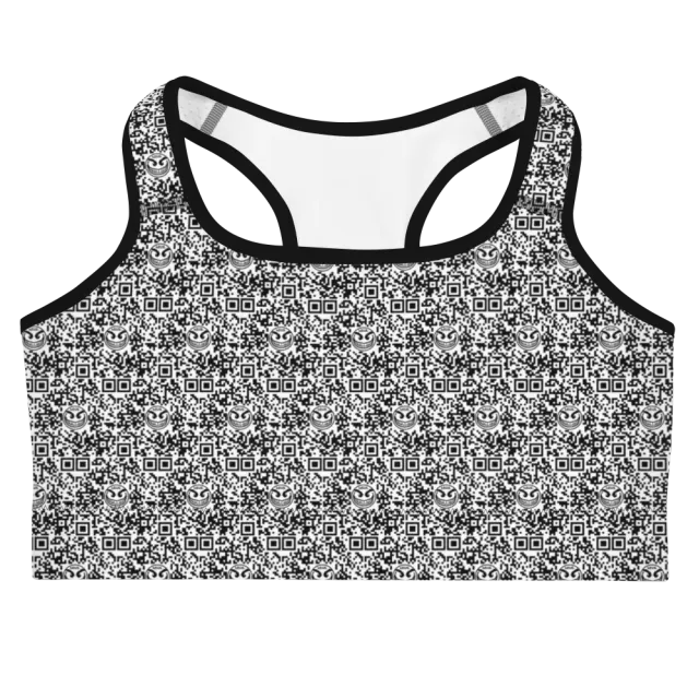 Razel Face QR Code sportbeha dames support