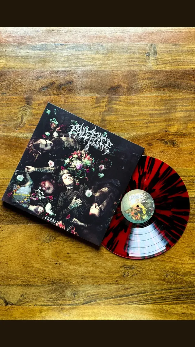 Paleface Swiss Cursed Blood Red Splatter vinyl rood