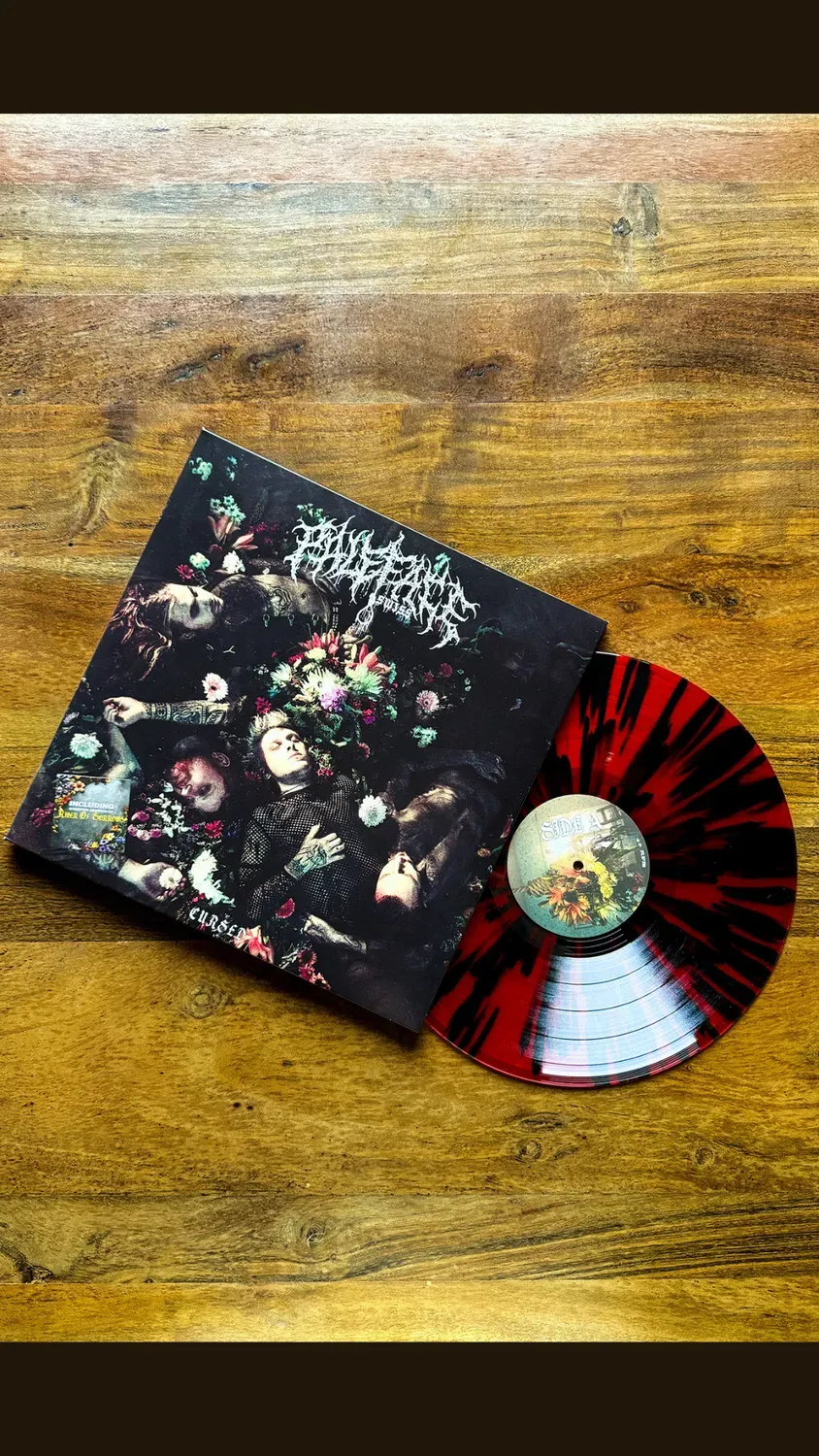 Paleface Swiss Cursed Blood Red Splatter vinyl rood