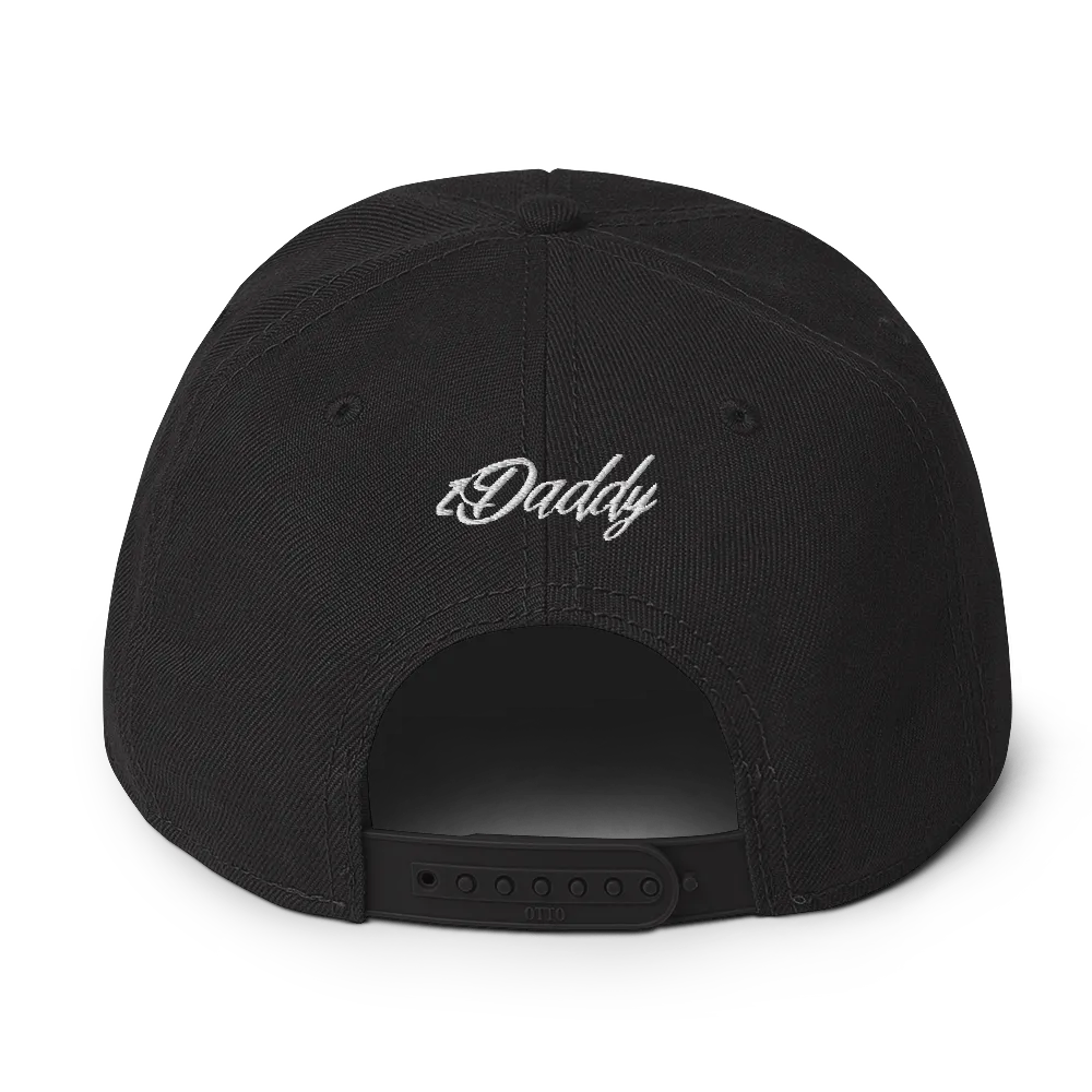 Razel Purple Hearted Snapback pet zwart verstelbaar