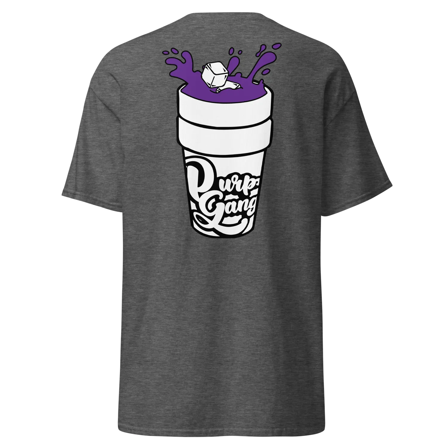 Razel Purp Gang Double Cup T-shirt Zwart Katoen