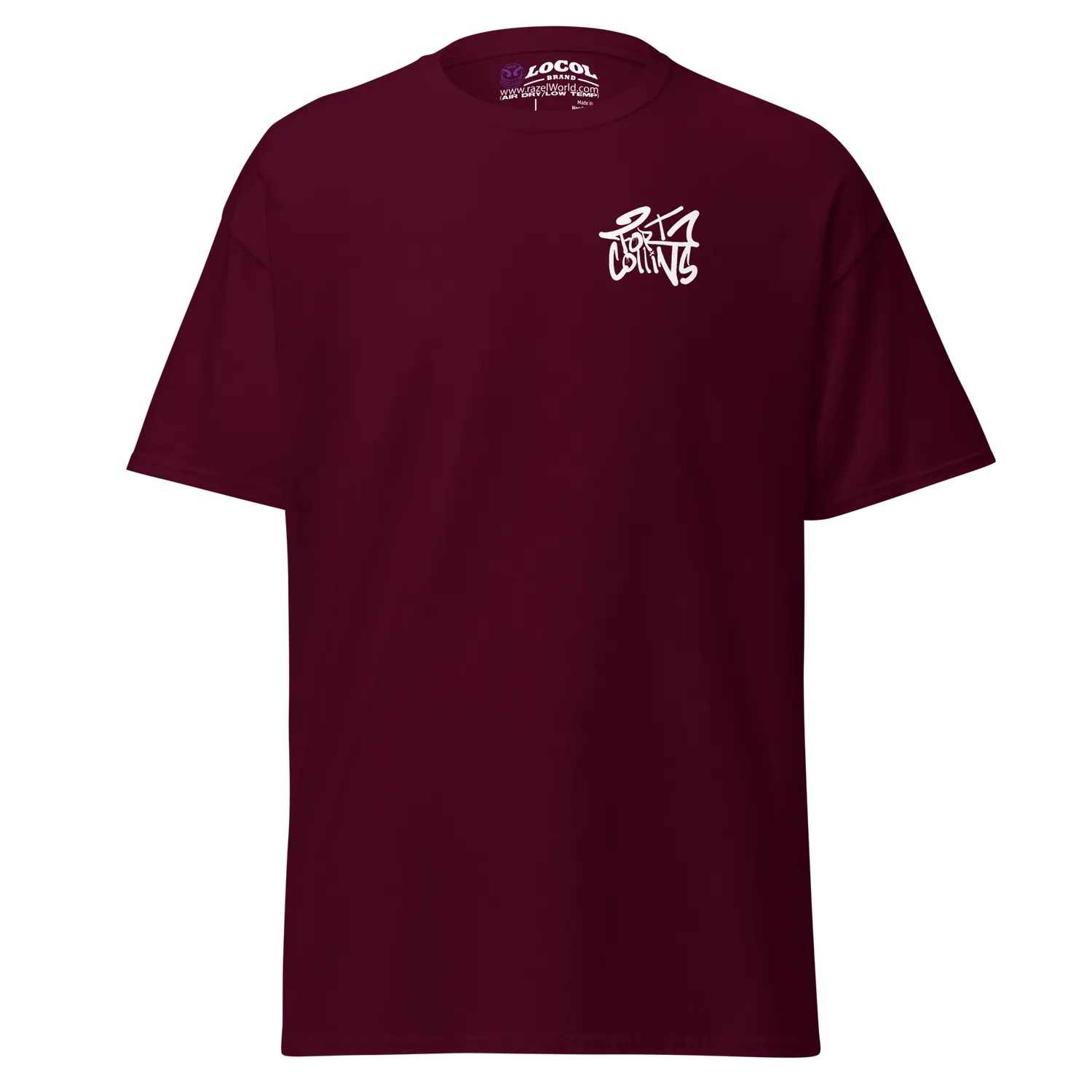 Razel Fort Collins Tee T-shirt wit borstlogo