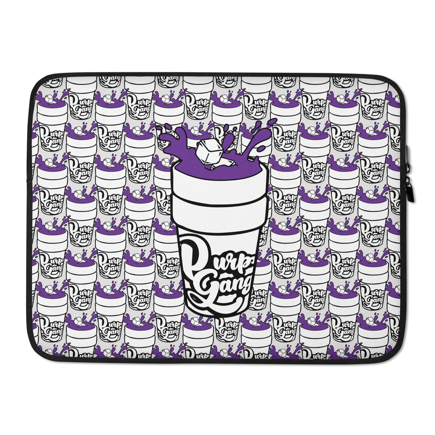 Razel Purp Gang Double Cup laptopsleeve 13 inch neopreen