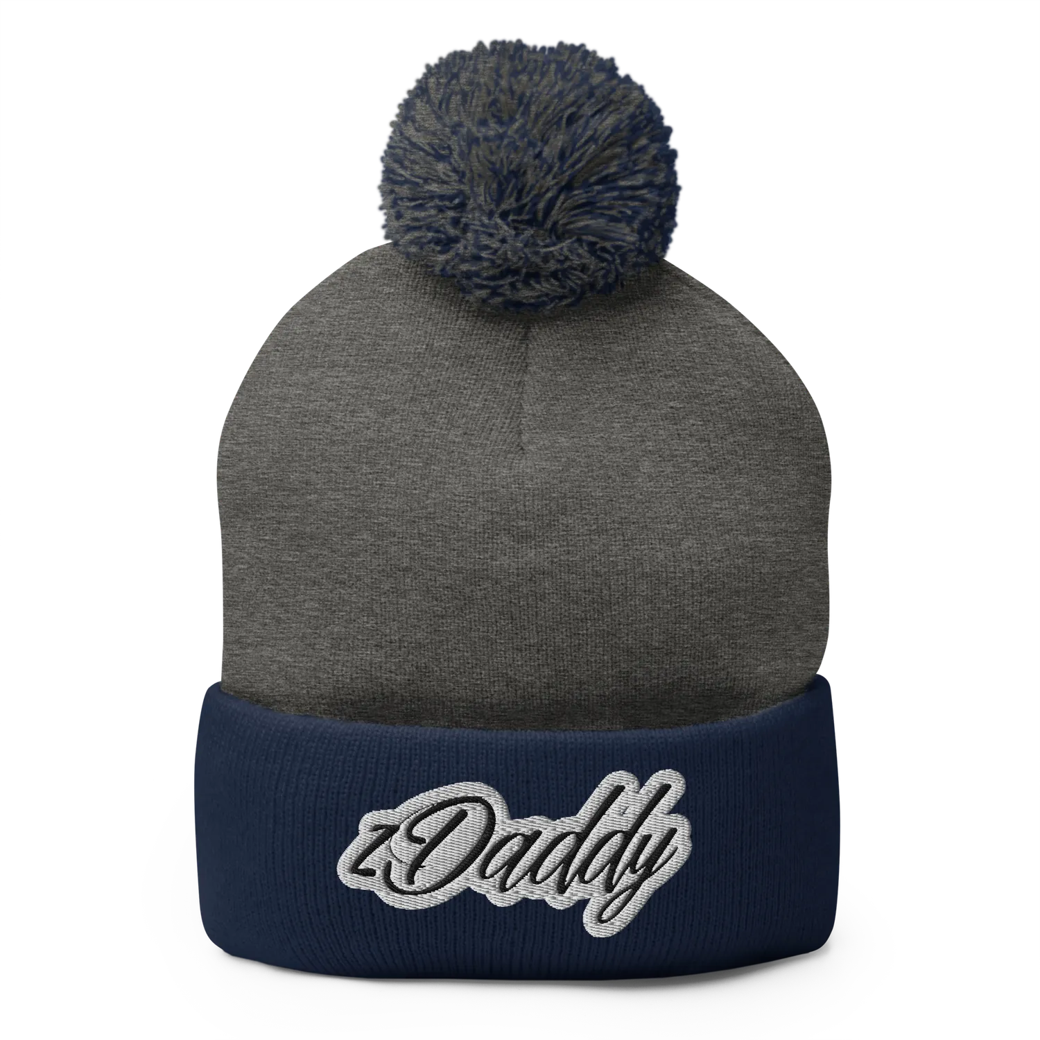 Razel zDaddy Beanie met pompon zwart acryl