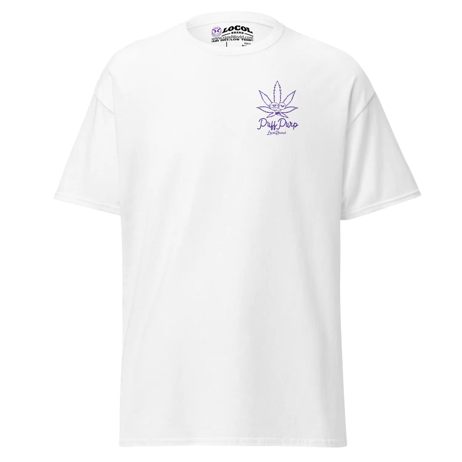 Razel Puff Purp T-shirt Borstprint Katoen