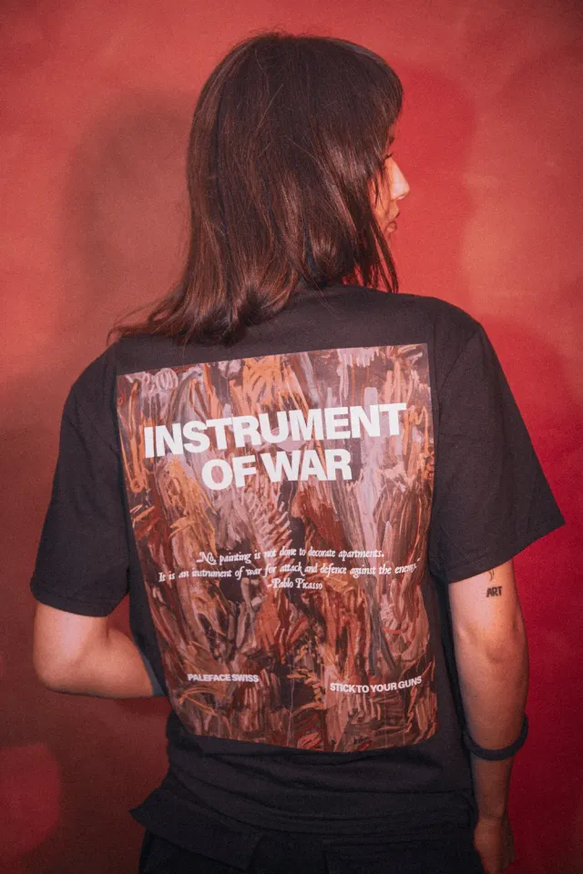 Paleface Swiss Instrument of War shirt collab
