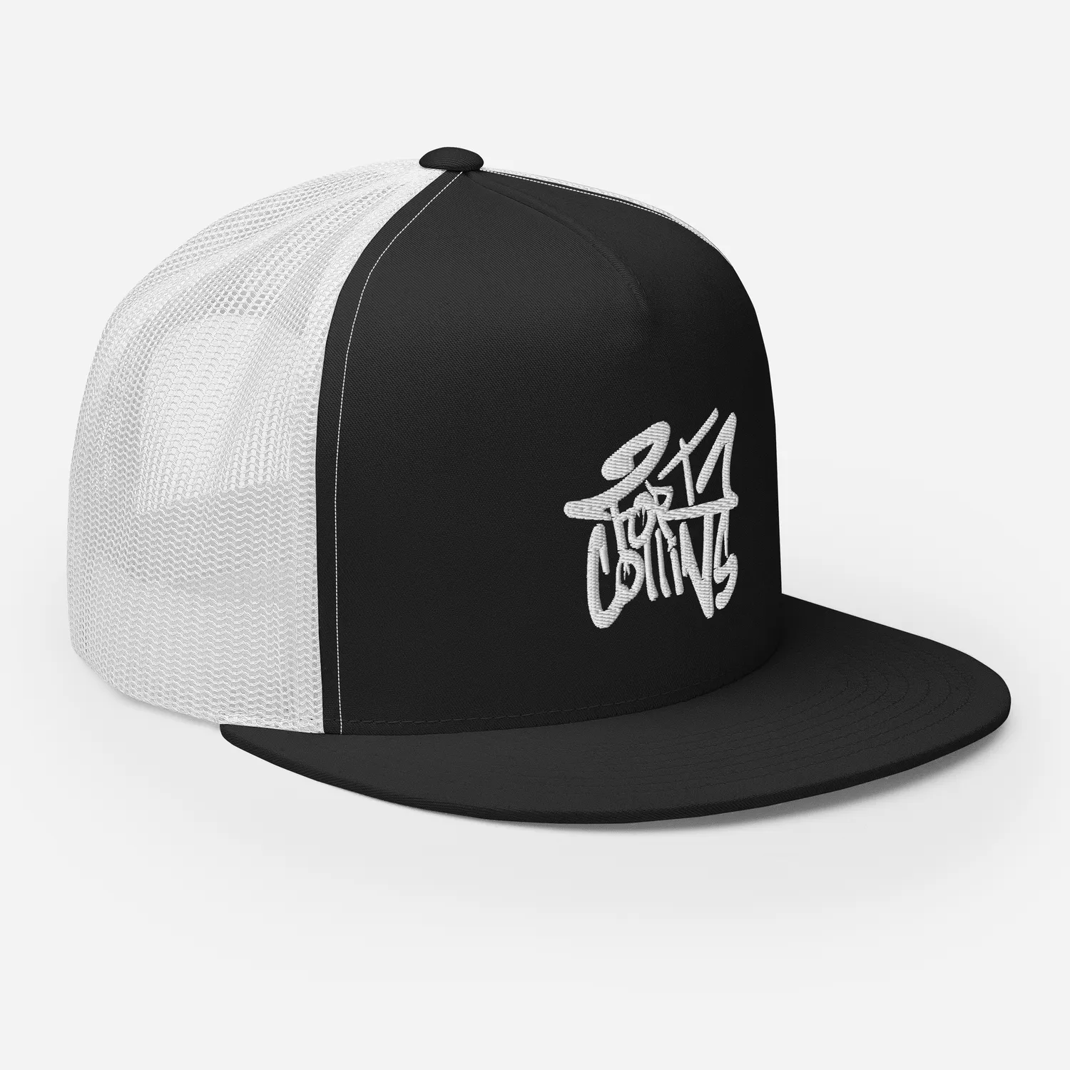 Razel Fort Collins White Trucker Pet zwart/wit snapback