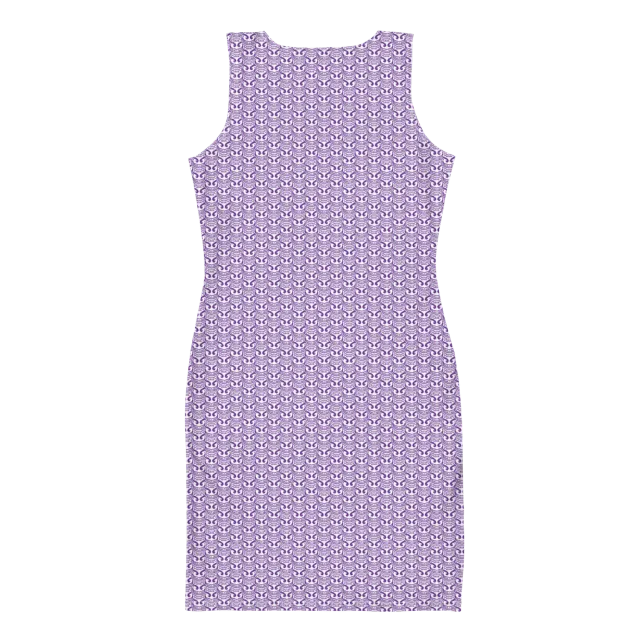 Razel Face Motif Classy Dress jurk stretch