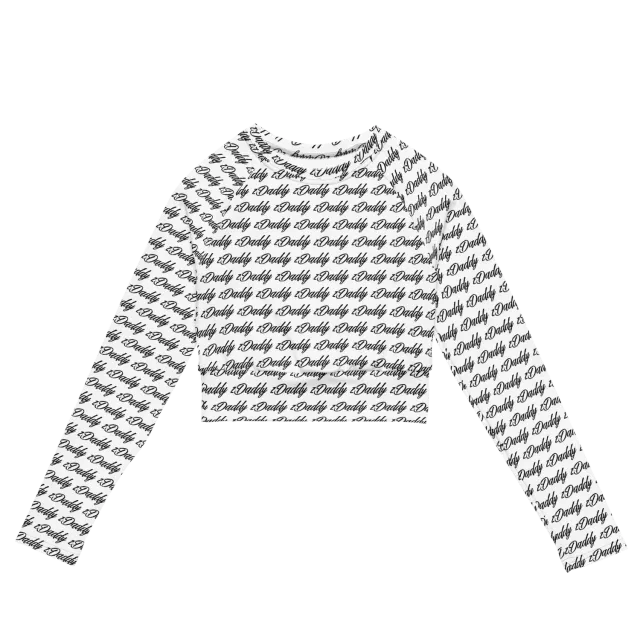 Razel zDaddy Motif crop top lange mouw UPF50