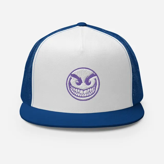 Razel Face trucker pet zwart wit snapback