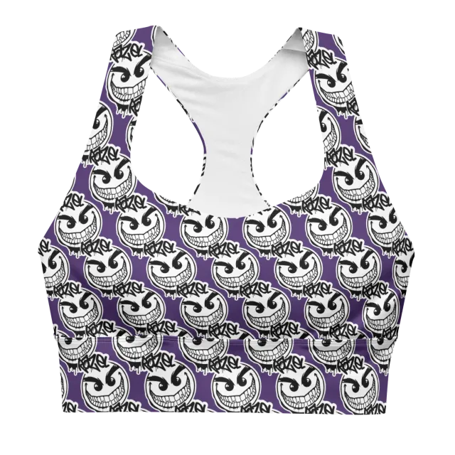 Razel Gang Drip Face Motif crop top sport