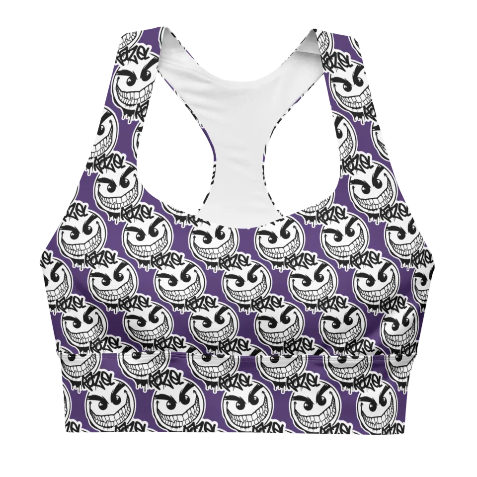 Razel Gang Drip Face Motif crop top sport