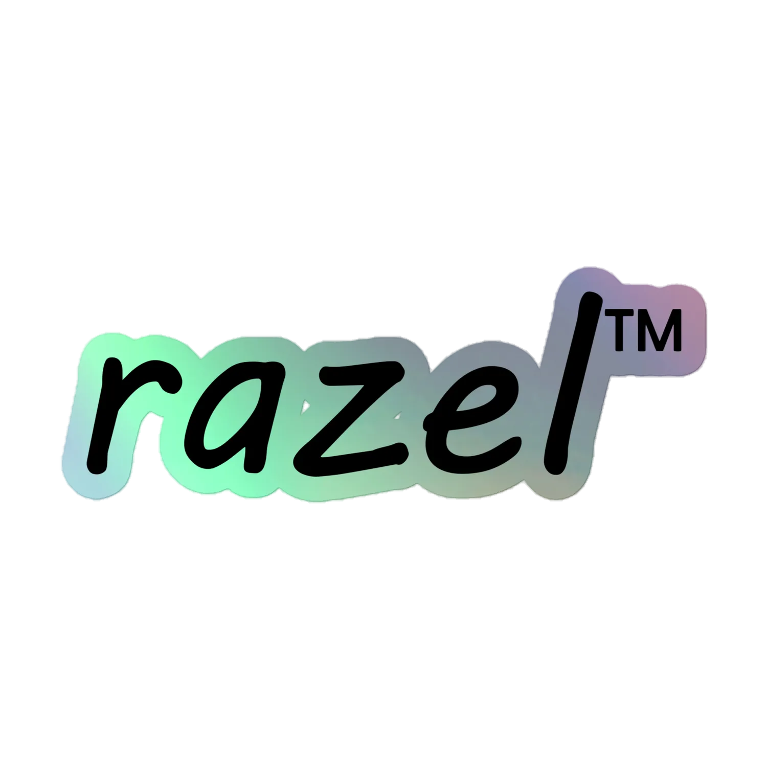 Razel holographic sticker vinyl 10x10