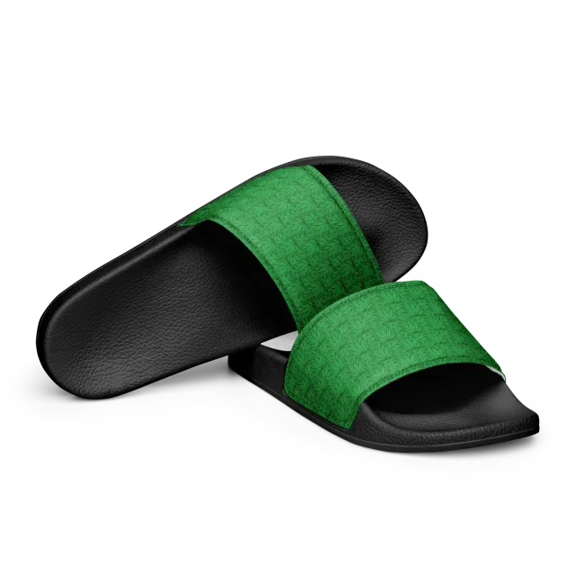 Razel Marijuana Tree Star slippers zwart