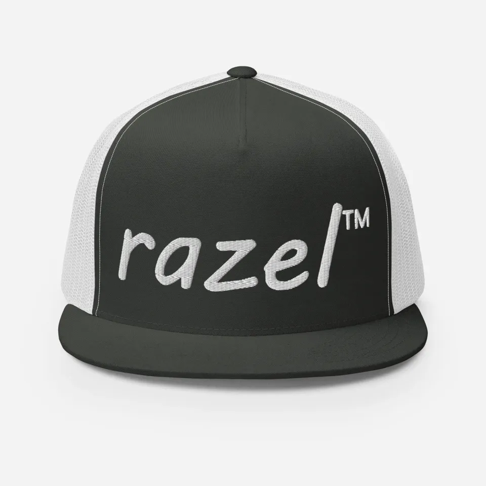 Razel Trucker cap pet snapback wit