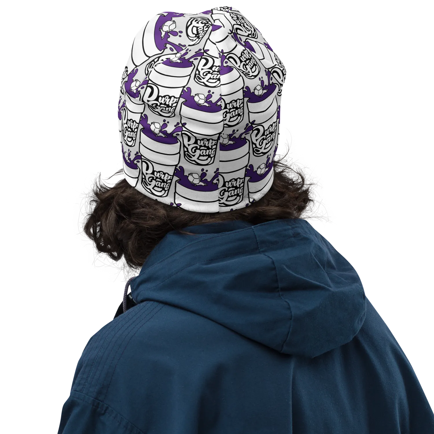 Razel Purp Gang Double Cup beanie dubbel S-L