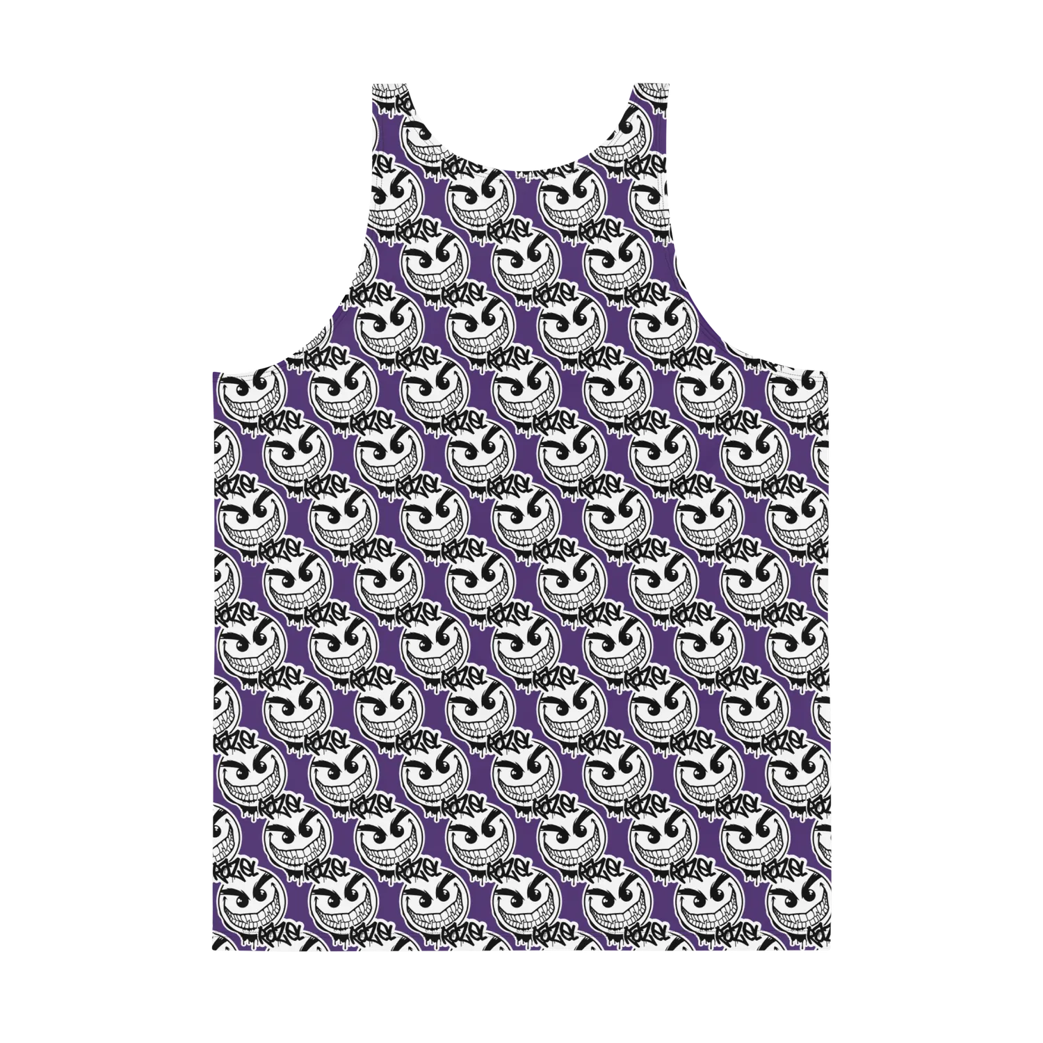 Razel Gang Drip Face Tank Top heren Drip Face Motif stretch