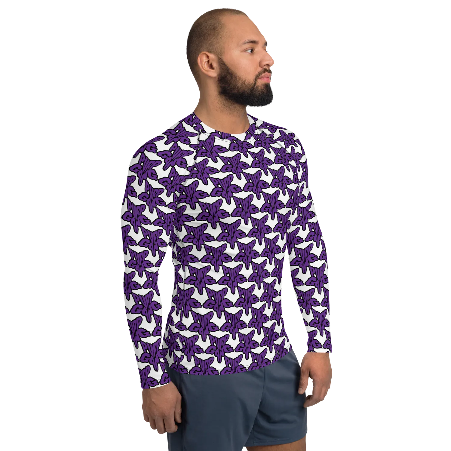 Razel Purp Gang Rock Star rashguard surfshirt M
