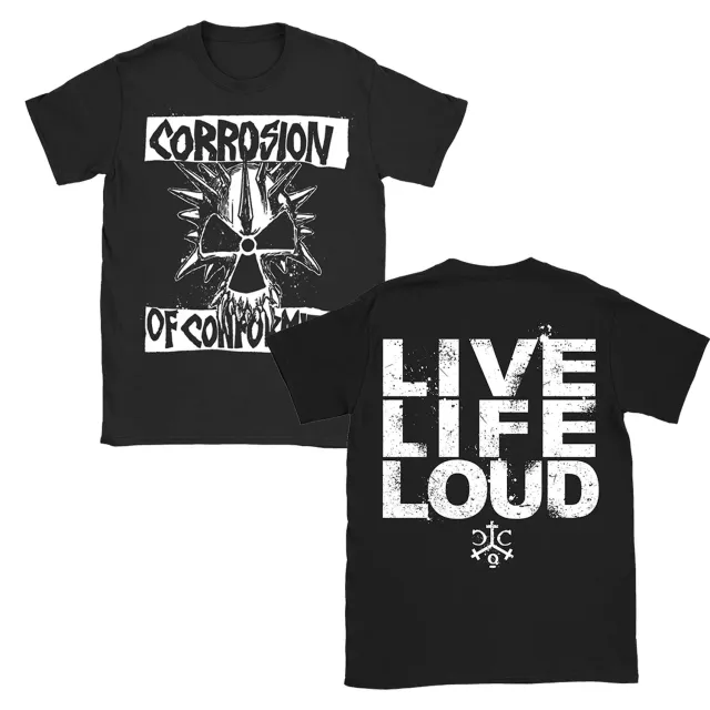 Corrosion of Conformity Live Life Loud T-shirt