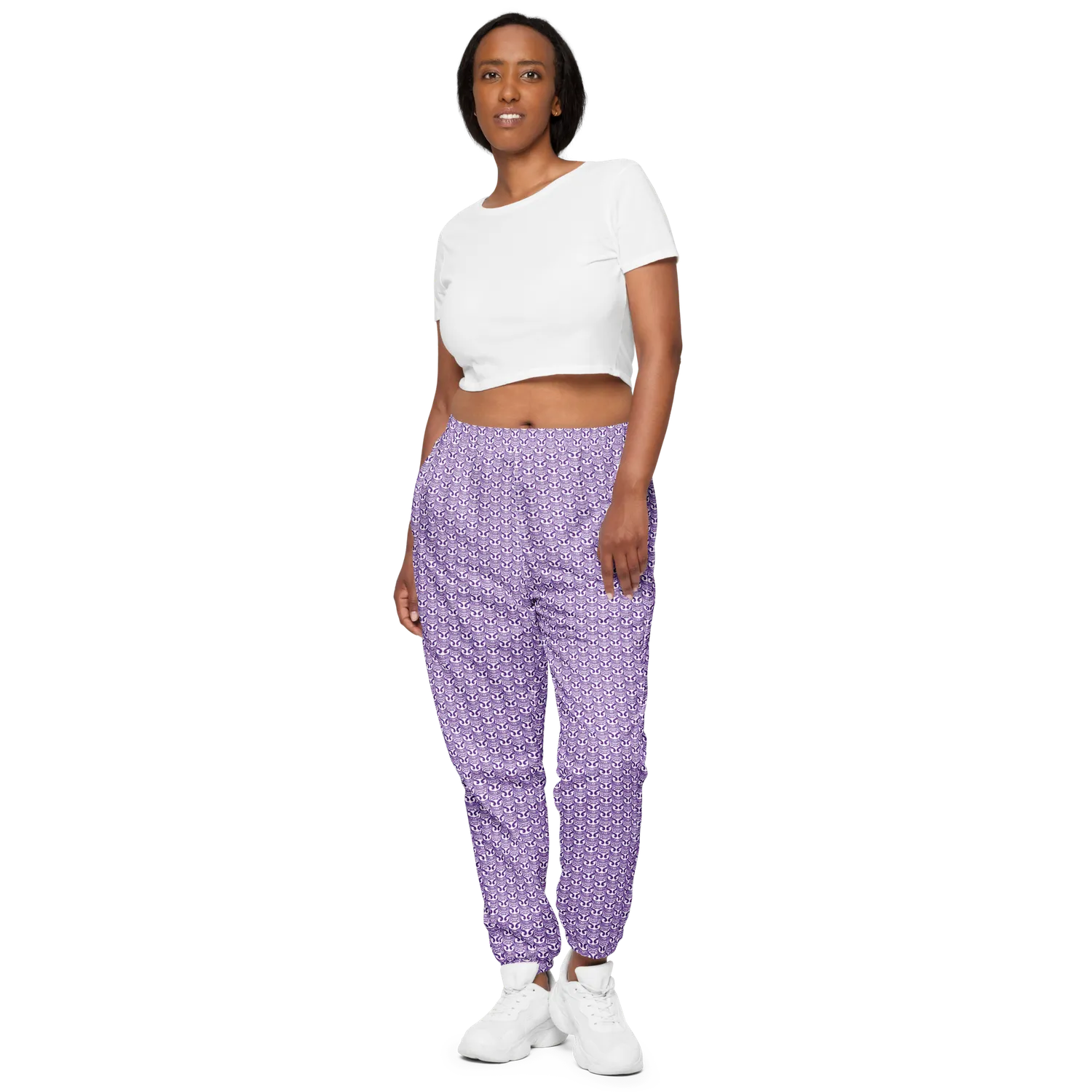 Razel Face Motif trainingsbroek joggingbroek zwart M