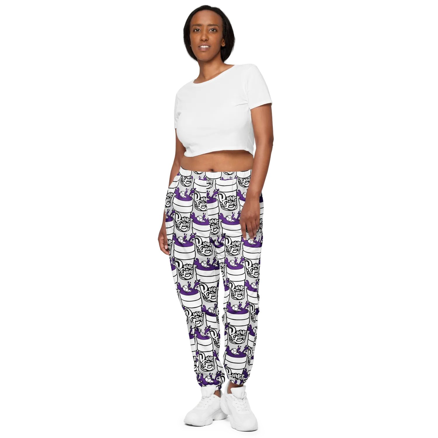 Razel Purp Gang Double Cup trainingsbroek zwart waterafstotend