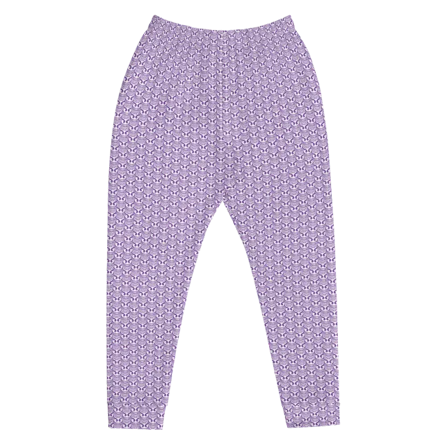 Razel Face Motif Joggers heren fleece slim