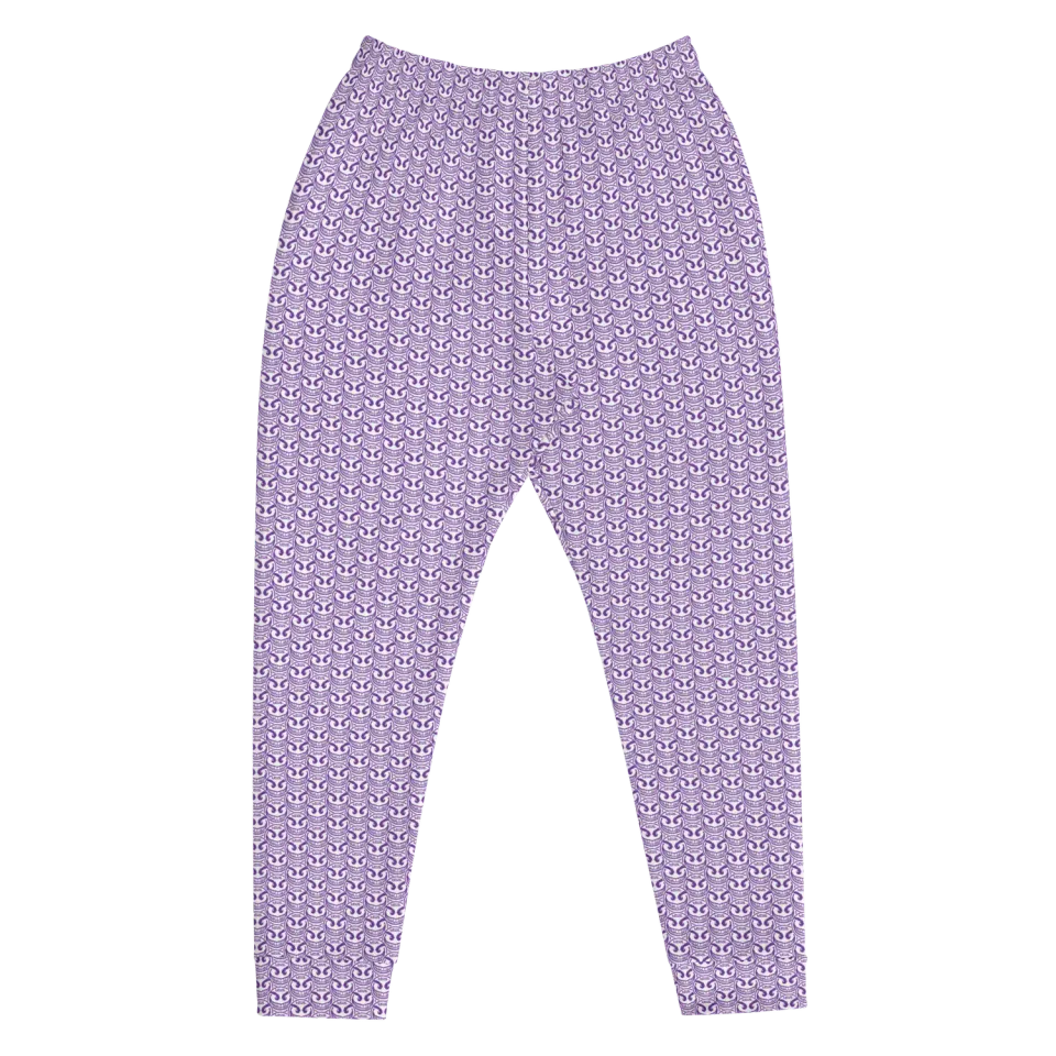 Razel Face Motif Joggers heren fleece slim