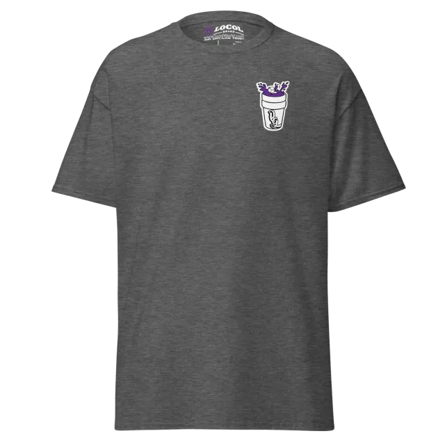 Razel Purp Gang Double Cup T-shirt Zwart Katoen