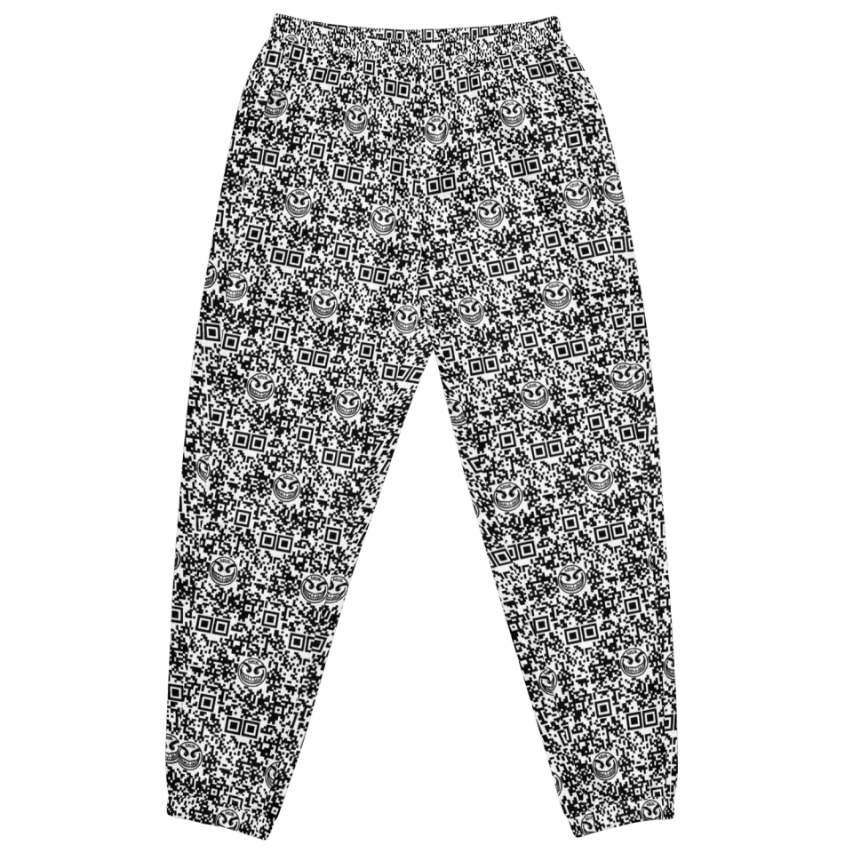 Razel Face QR Code track pants joggingbroek zwart