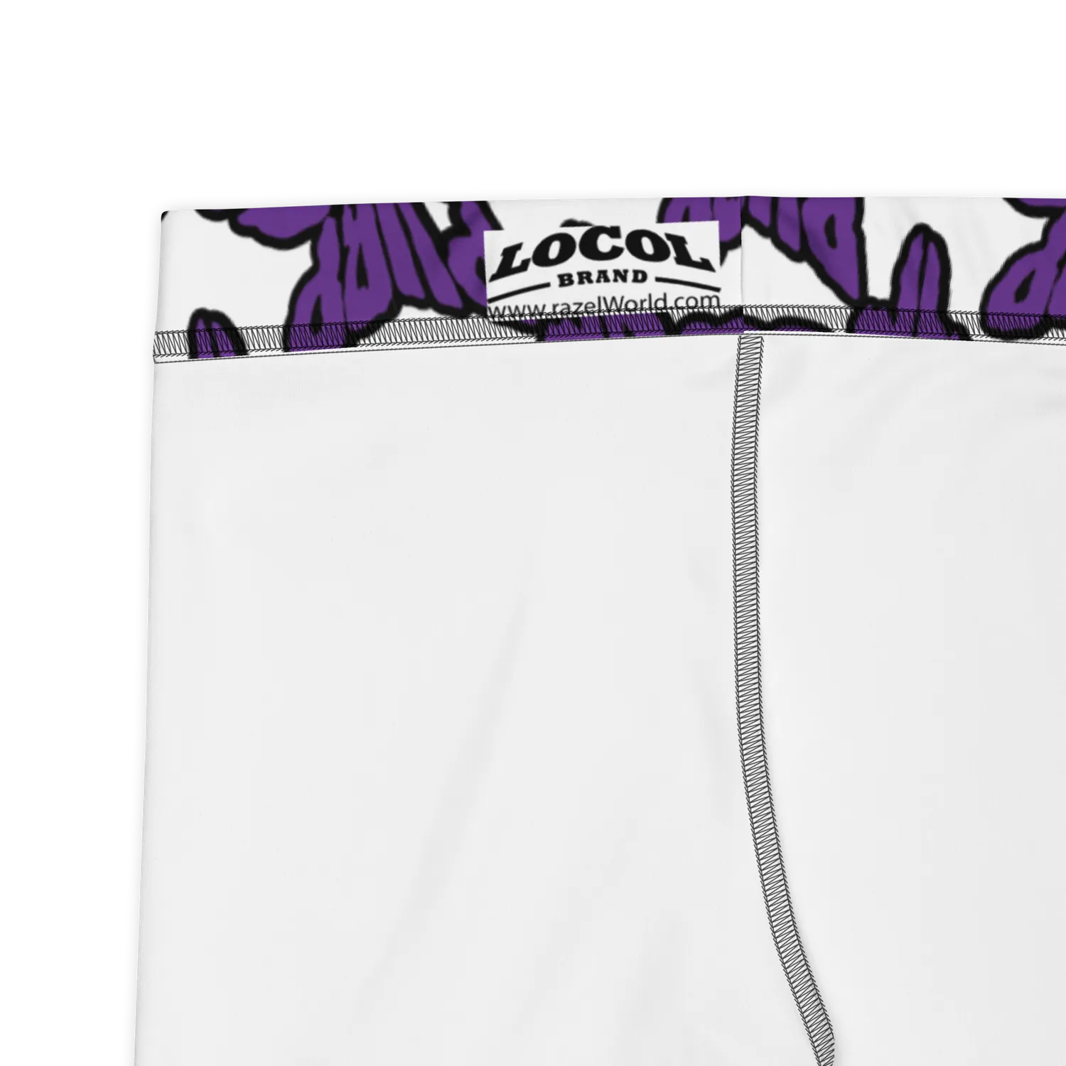 Razel Purp Gang Rock Star Motif Short stretch