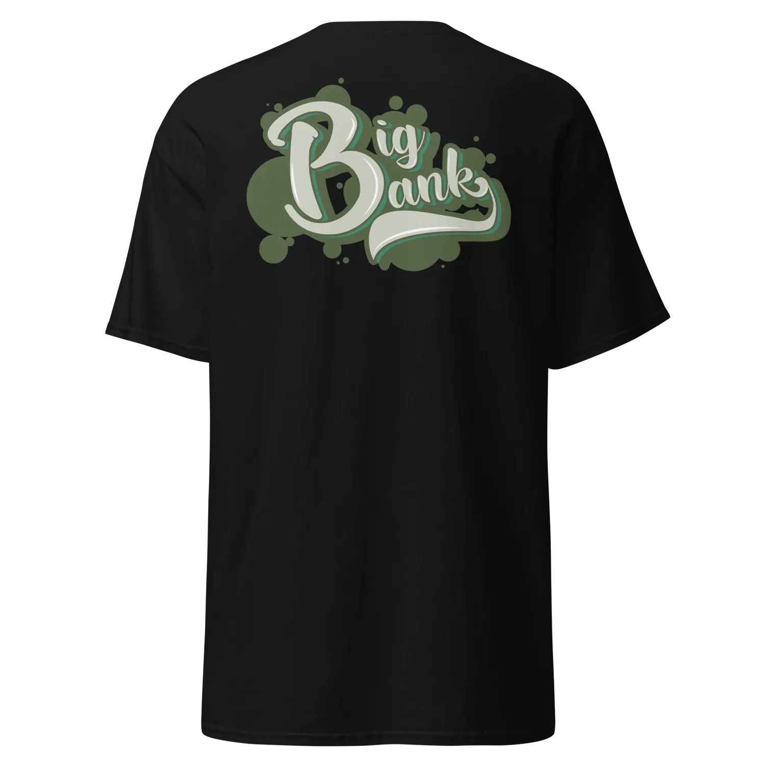 Razel Big Bank T-shirt zwart voor en achter print