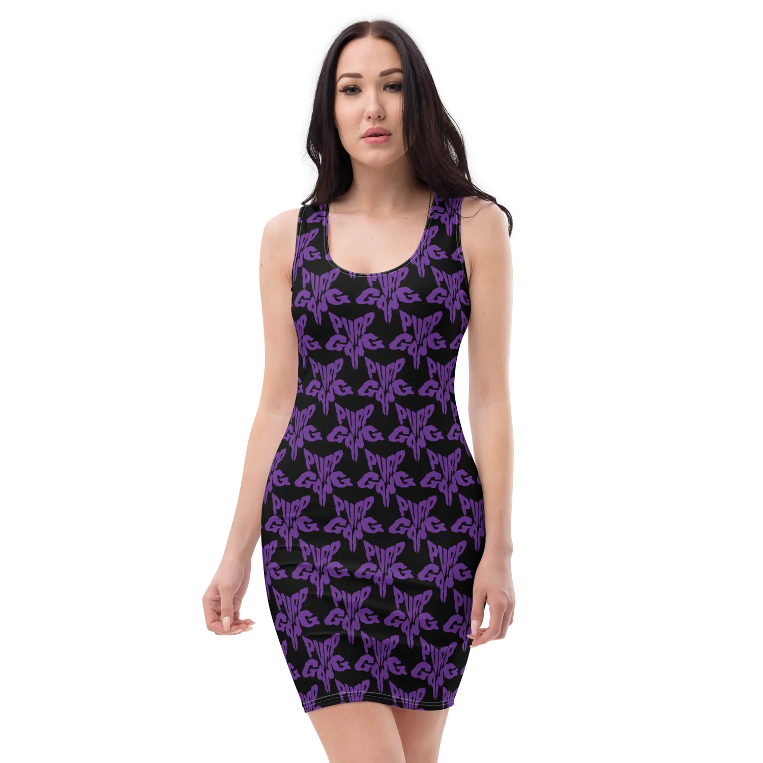 Razel Purp Gang Rock Star jurk stretch cocktailjurk